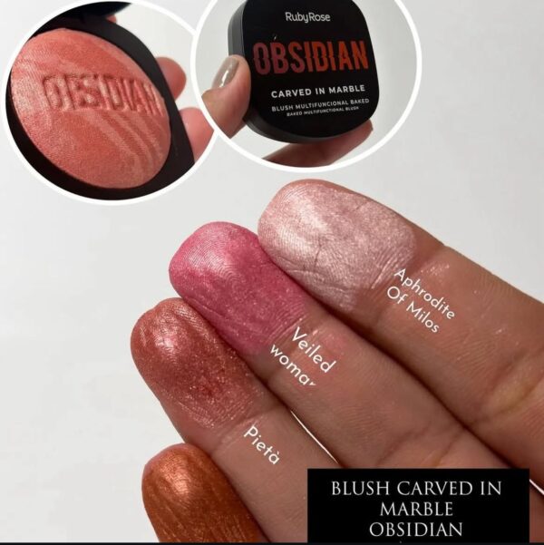 Blush Ruby Rose Obsidian - Imagem 2