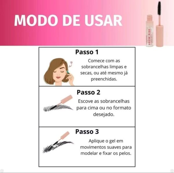 Brow Rise Gel Para Sobrancelhas - Imagem 5