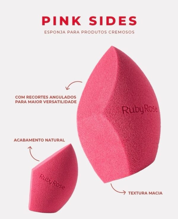 Esponja De Maquiagem Pink Sides - Ruby Rose
