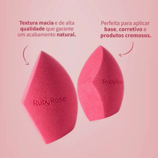 Esponja De Maquiagem Pink Sides - Ruby Rose - Imagem 4