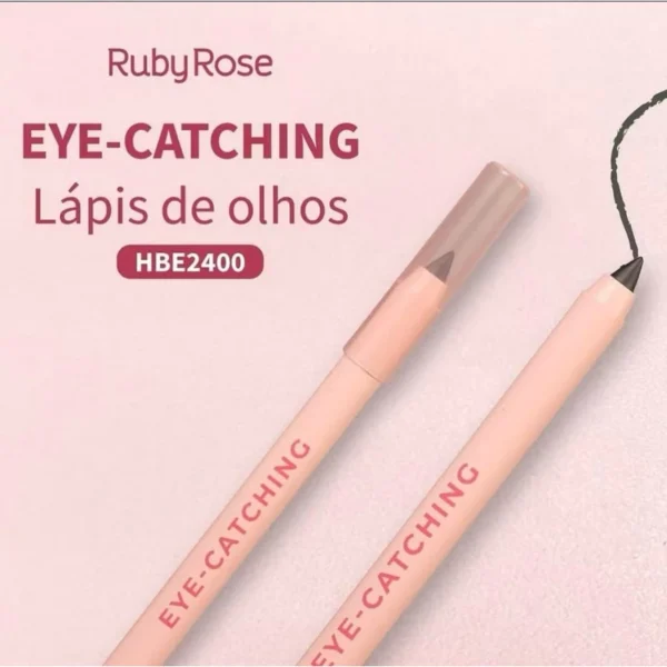 Lápis Preto de Olhos Eye Catching Ruby Rose - Imagem 2