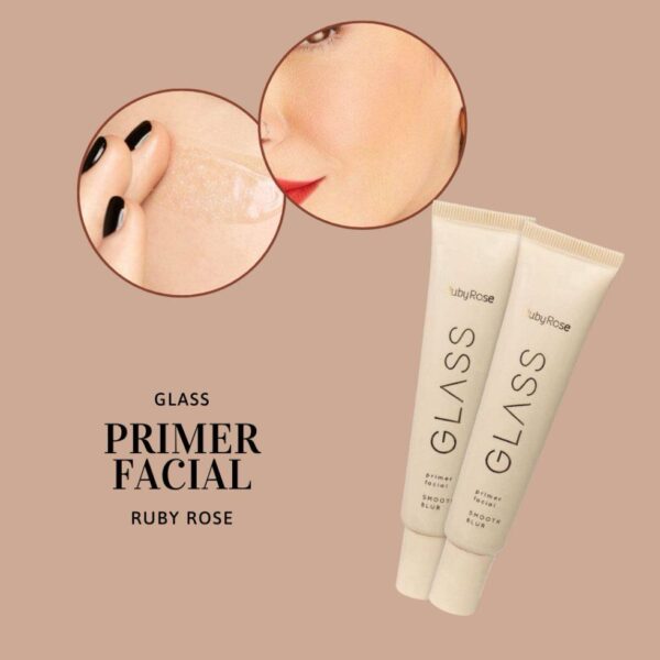 Primer Facial - Ruby Rose Smooth Blur Glass - Imagem 2